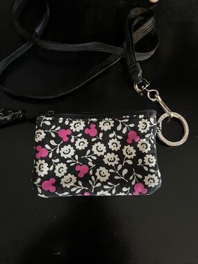 Vera Bradley Disney Mickey Floral Coin Purse Card Holder
